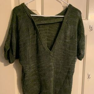Women's Green Sweater